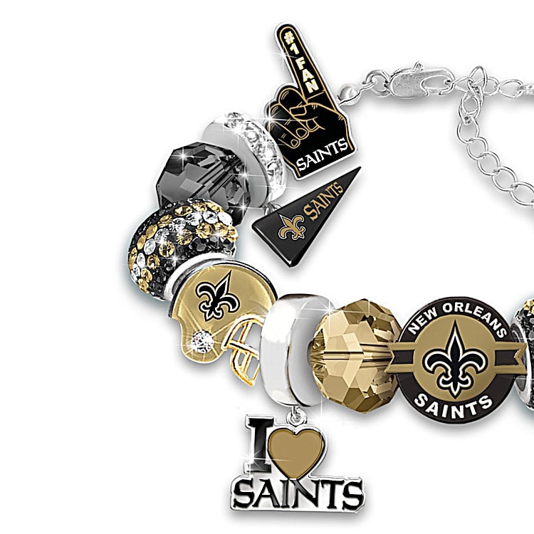 Saints 2025 charm bracelet