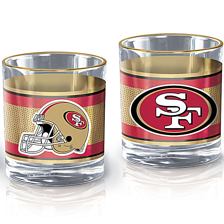 NFL San Francisco 49ers Five Piece Decanter Set With Glasses