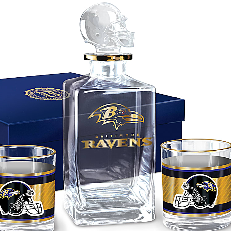 NFL Green Bay Packers Five-Piece Decanter Set With Glasses