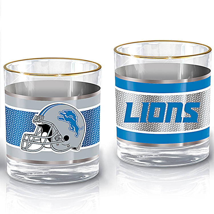 Set of 8 Lions International Drinking Glasses - Ruby Lane