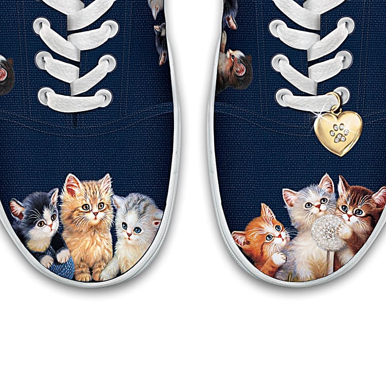 Shoes with cat top
