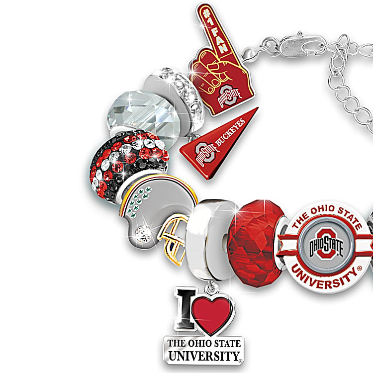 Ohio State Bracelets, OSU Buckeye Jewelry, Ohio State Graduation