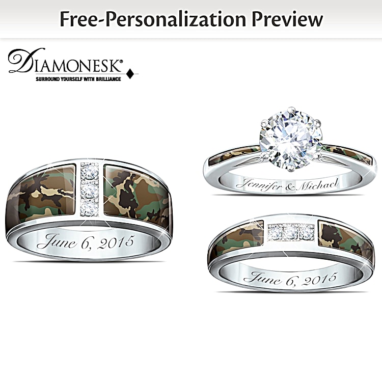 Camo engagement rings cheap discount