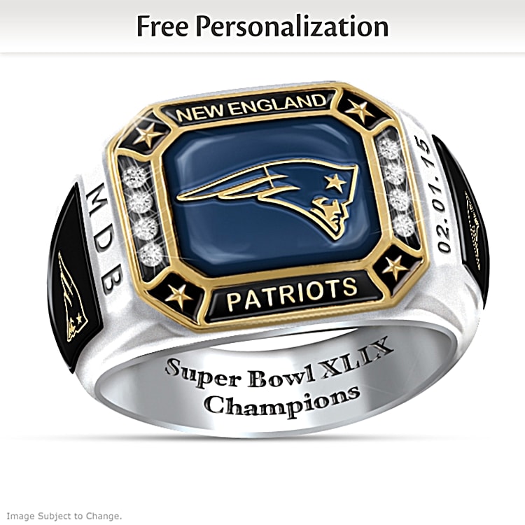 Nfl patriots championship rings hotsell