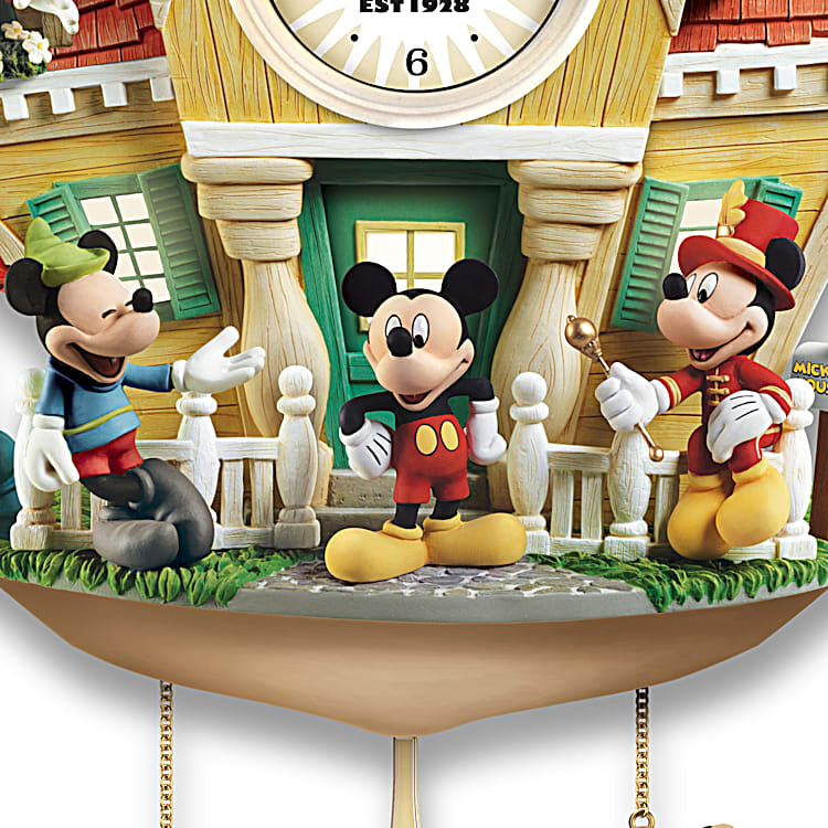 ミッキーマウス　ヒストリークロック Mickey Through the Years Anniversary Dome clock | eBay