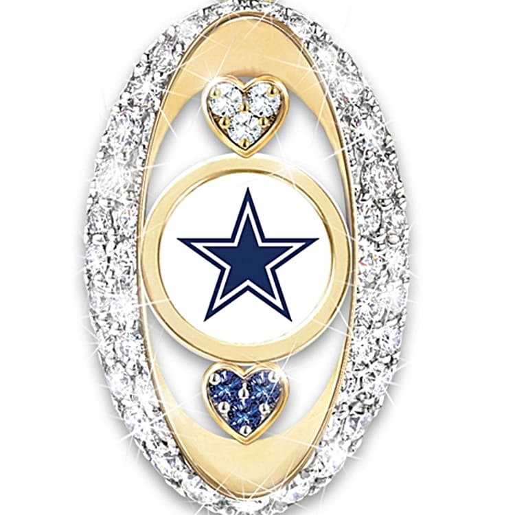 For The Love Of The Game Dallas Cowboys 18K Gold-Plated Pendant