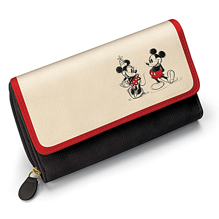 Disney Mickey Mouse & Minnie Mouse Love Story Womens Wallet