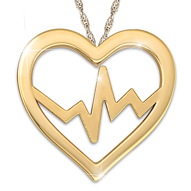 Heart Of A Nurse Pendant Necklace