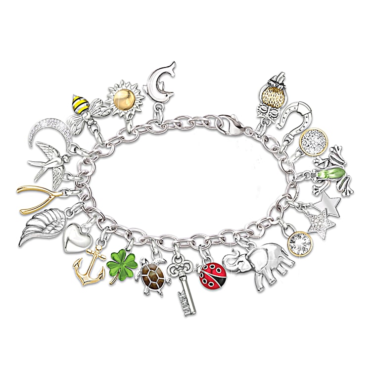 Lots of Luck Charm Bracelet - Sterling Silver