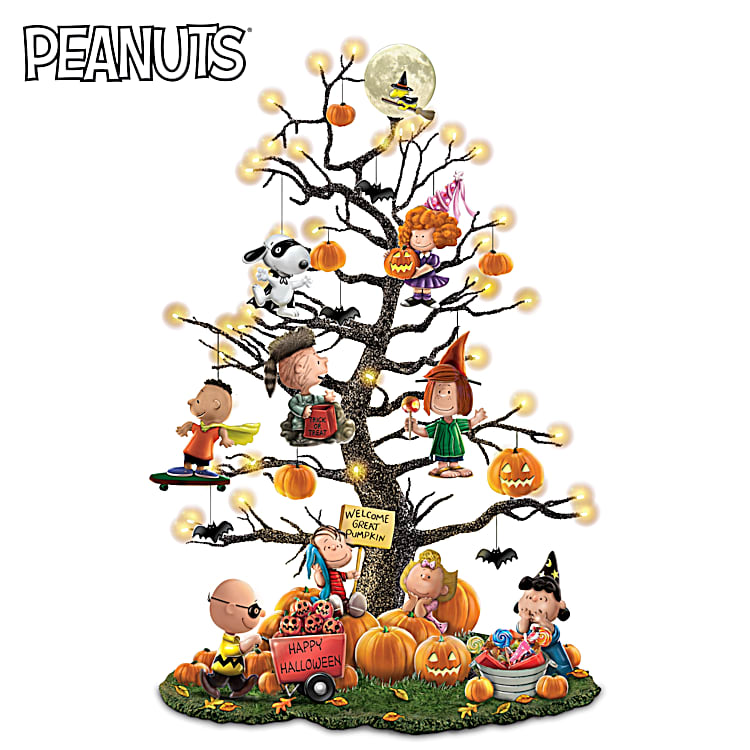 超激安 Its PEANUTS the Tabletop Halloween Illuminated Pumpkin Great Shoes