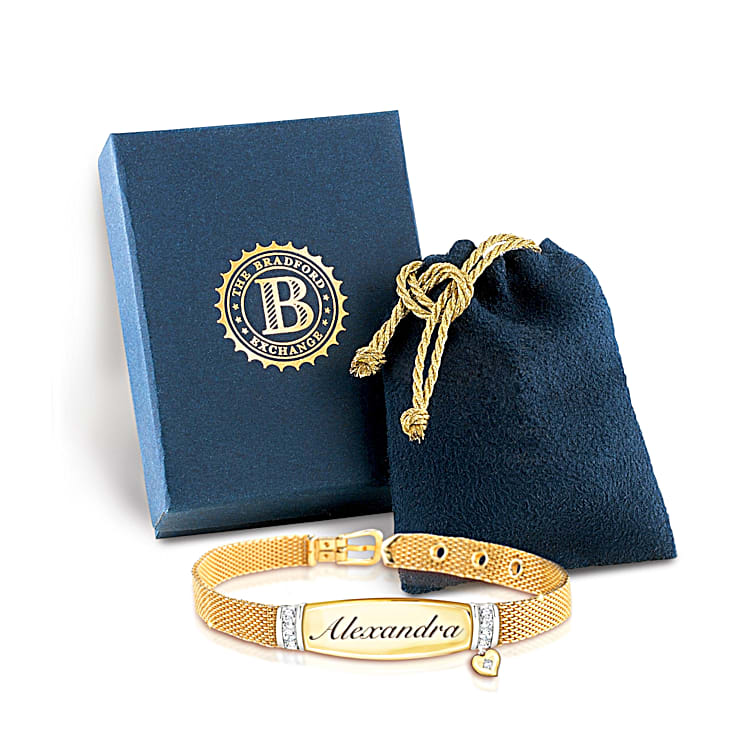 Love For My Daughter Personalized Diamond Bracelet