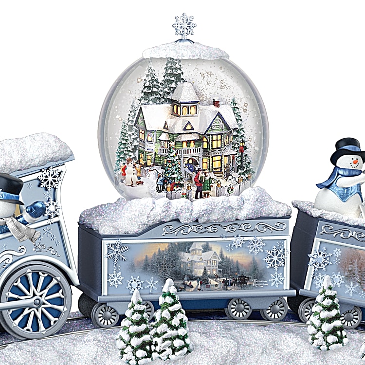 Thomas kinkade best sale snow globes