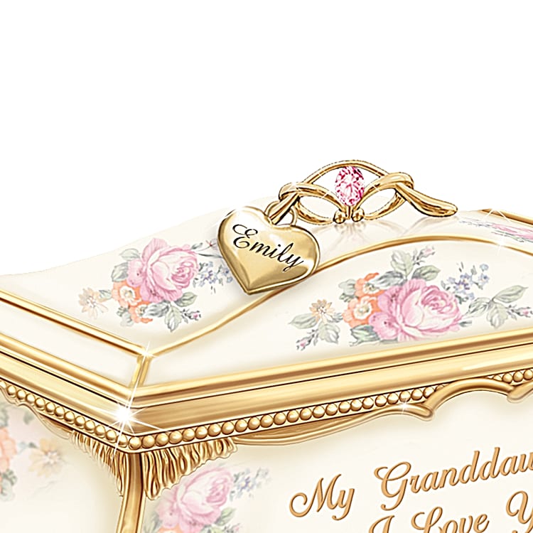 My Granddaughter, I Love You Personalized Heirloom Porcelain My Granddaughter, I Love You Personalized Heirloom Porcelain