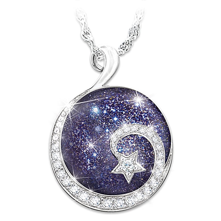 Daughter Reach For The Stars Sterling Silver Cabochon Stone