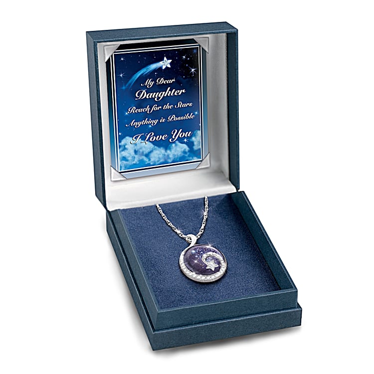 Bradford exchange mother daughter necklace discount