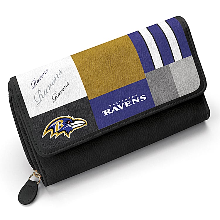 Baltimore Ravens NFL Logo Love Crossbody Purse