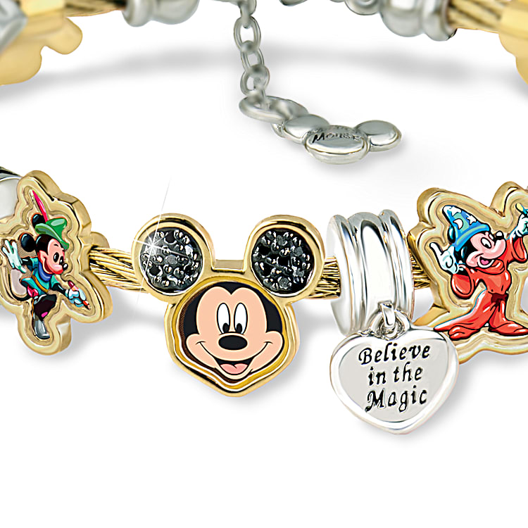 Bracelet Mickey Forme Charme Femme Mode Bijoux Cadeaux Disney