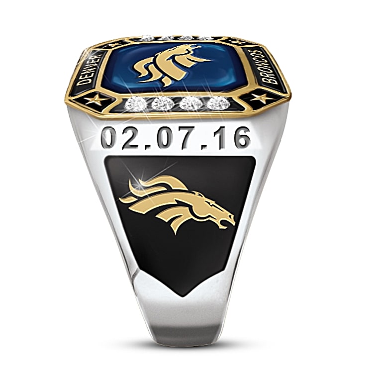 Broncos Pride Personalized Commemorative Ring