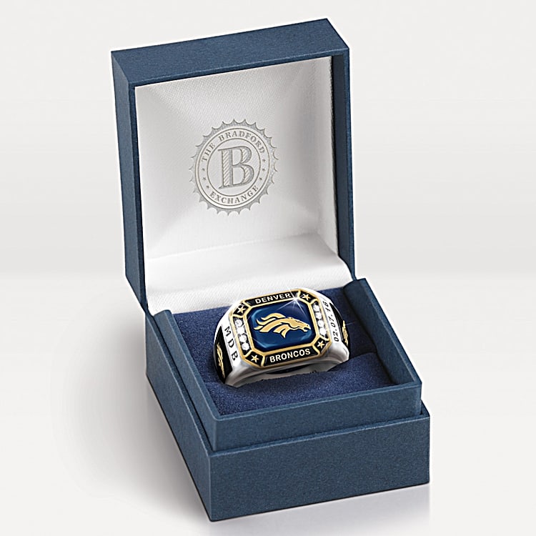 Denver broncos super bowl ring replica top