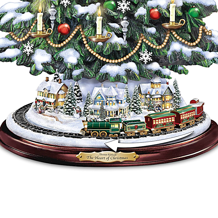 Handcrafted Thomas Kinkade The Heart Of Christmas