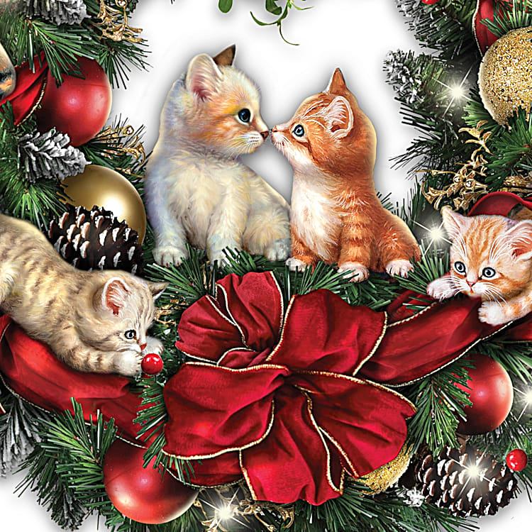 Merry Mischief Makers Illuminated Always In Bloom Wreath