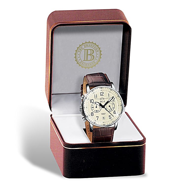 The Dc–3 Airplane Stainless Steel Men's Watch: Classic