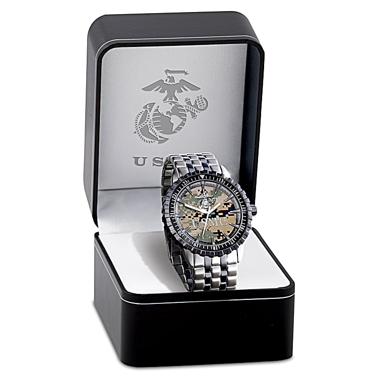US Marine Corps Pride Mens Camo Watch