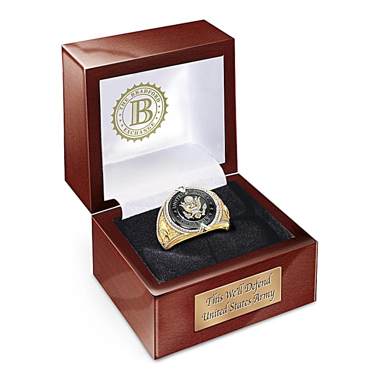 Army retirement ring hot sale