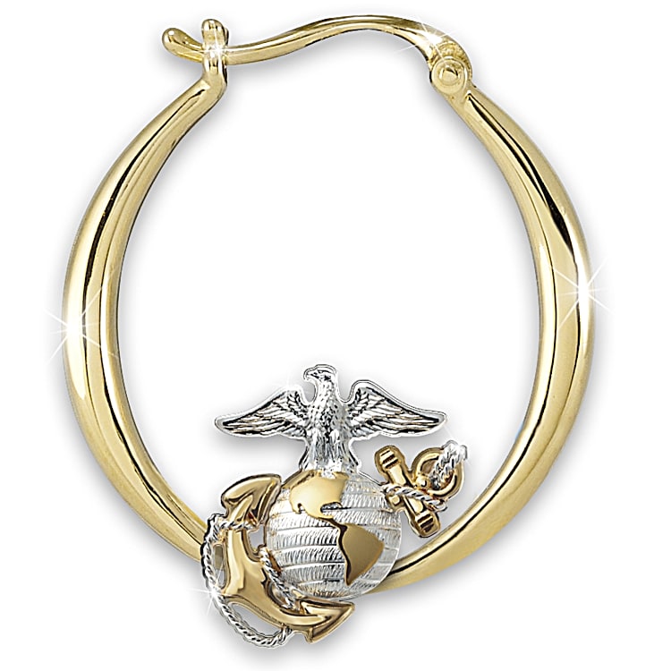 Eagle globe and anchor earrings sales