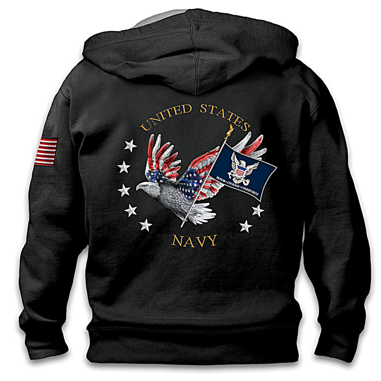 Navy veteran hoodie shop