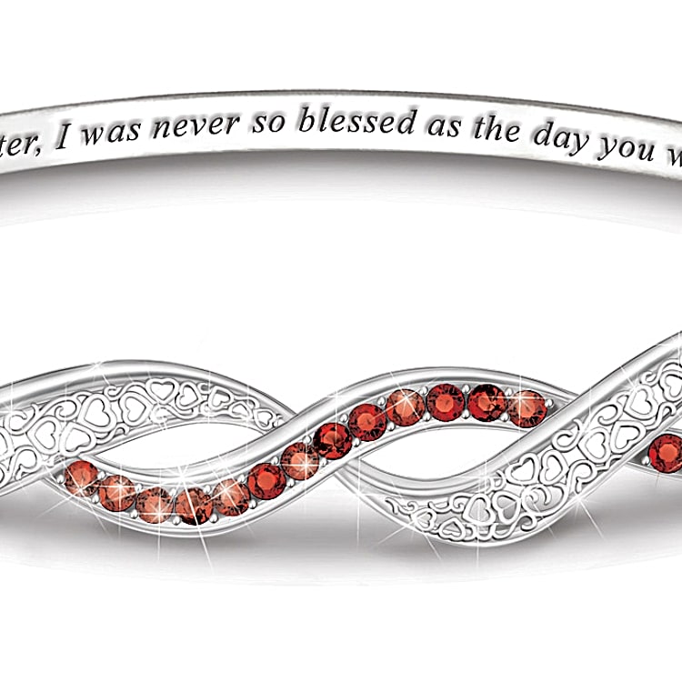 Womens Sterling Silver Infinity Pendant Adorned With A Round