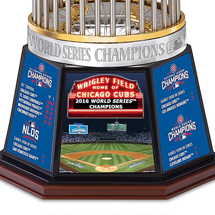 2016 World Series Chicago Cubs Commemorative Trophy With