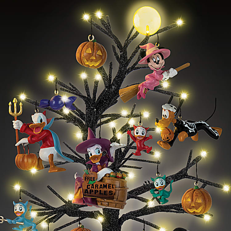 Disney Trick Or Treat Illuminated Halloween Tabletop Tree