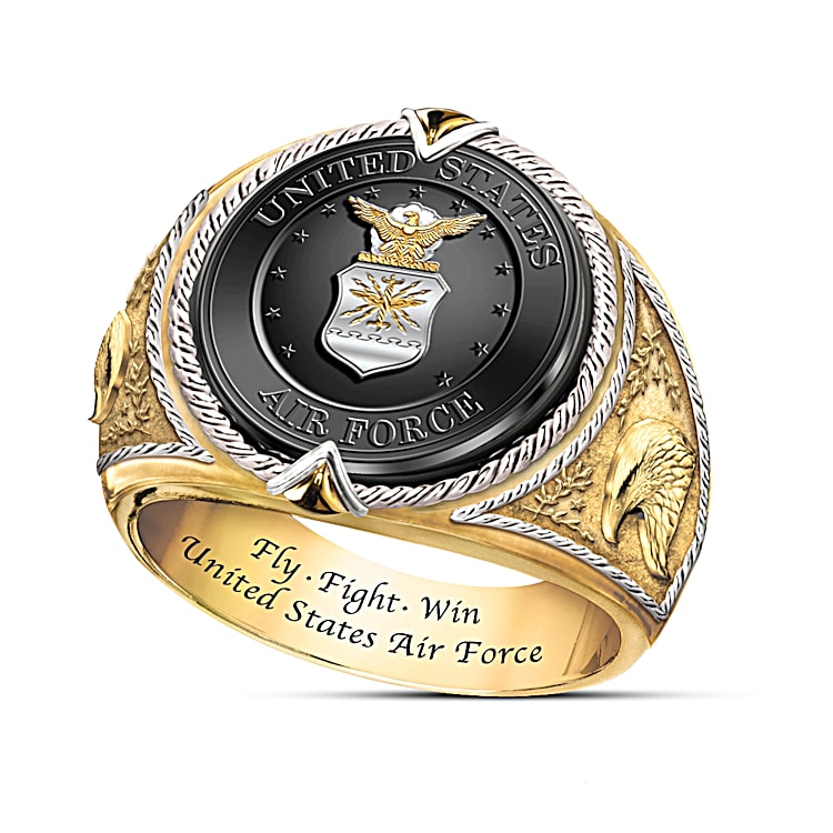 Sterling silver air force rings store