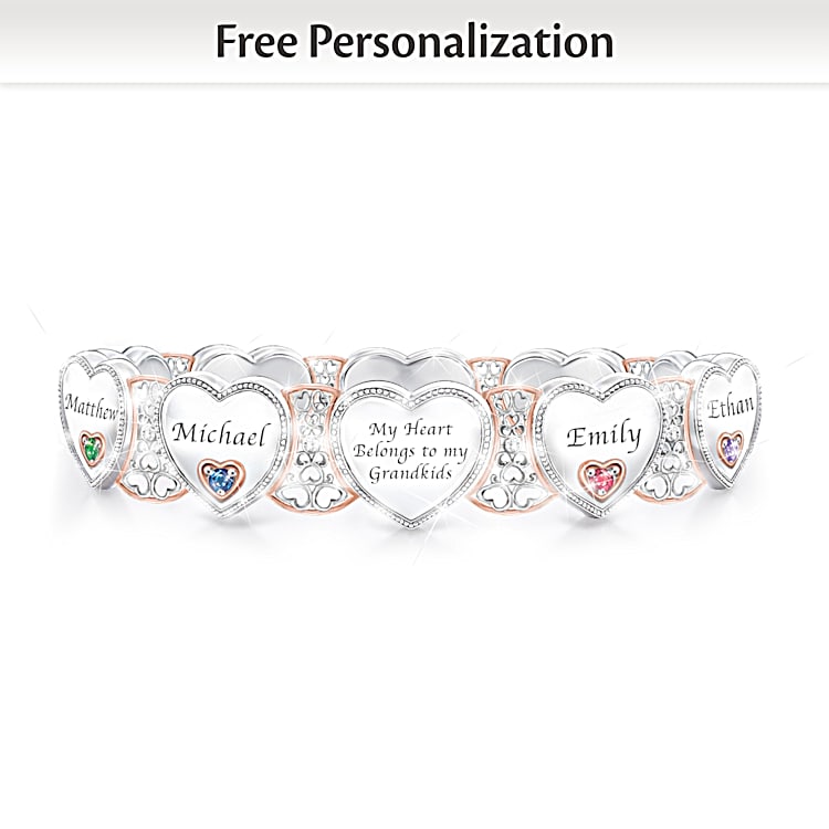 Birthstone bracelets for grandmothers on sale