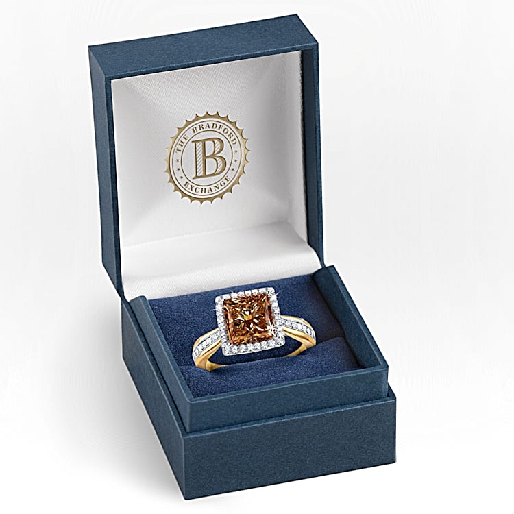 4 Carat Sweet As Chocolate Personalized Ring