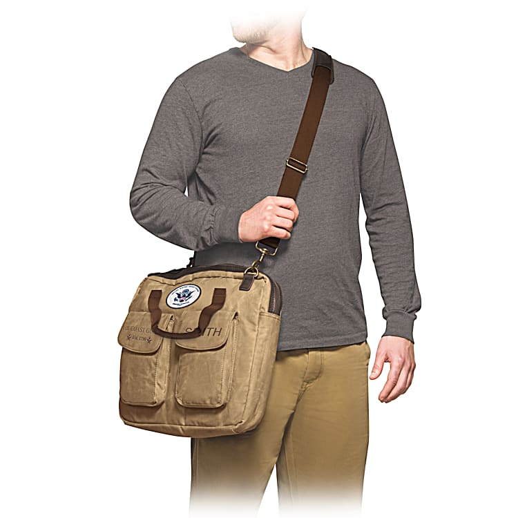 U.S. Coast Guard Personalized Messenger Tote Bag