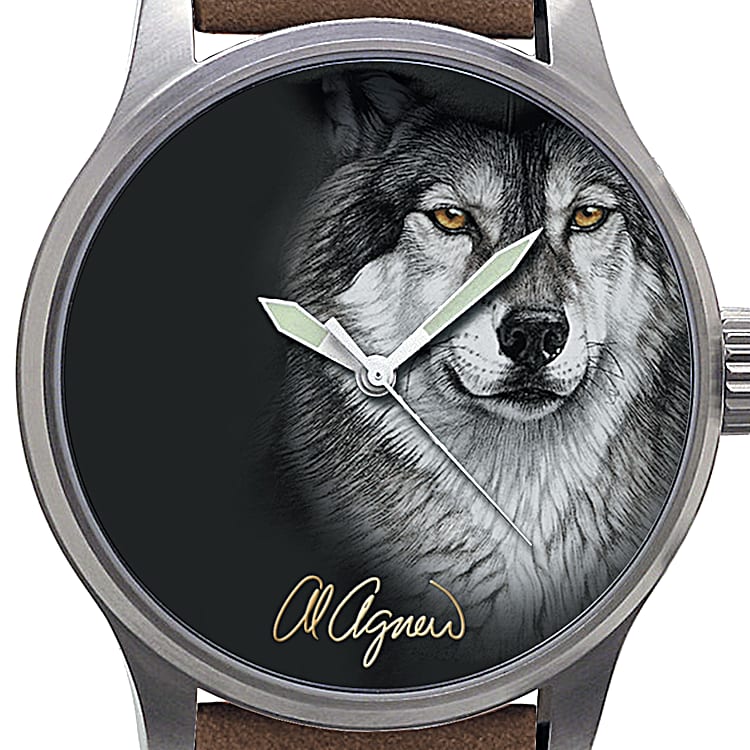 Al Agnew Eyes Of The Night Mens Precision Movement Quartz Watch