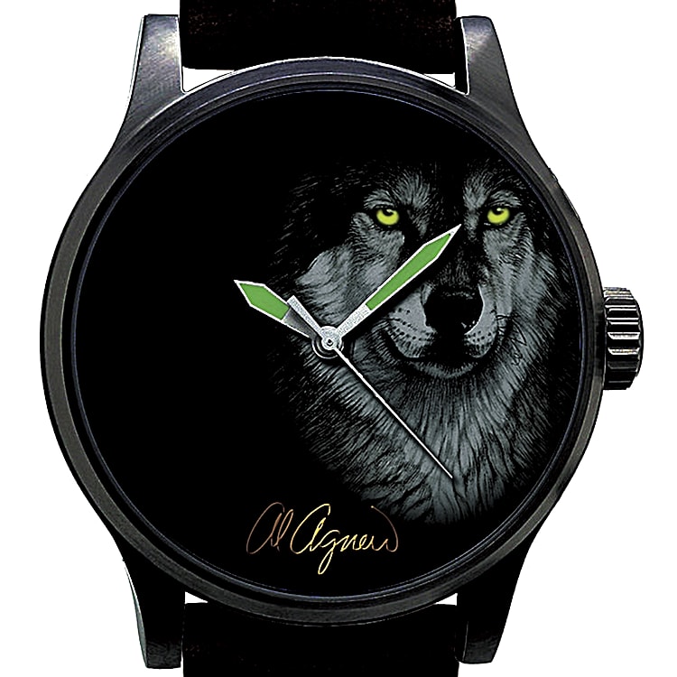 Al agnew sales pocket watch wolf