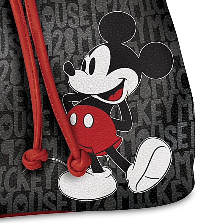 Disney Forever Mickey Mouse Womens Handbag With Luggage Tag
