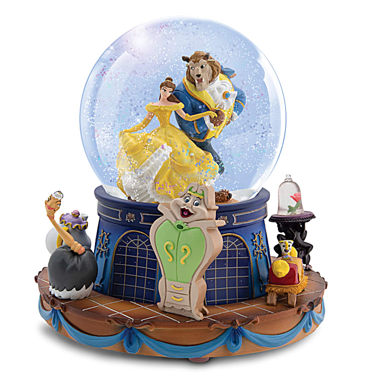 Beauty and the sales beast snow globe