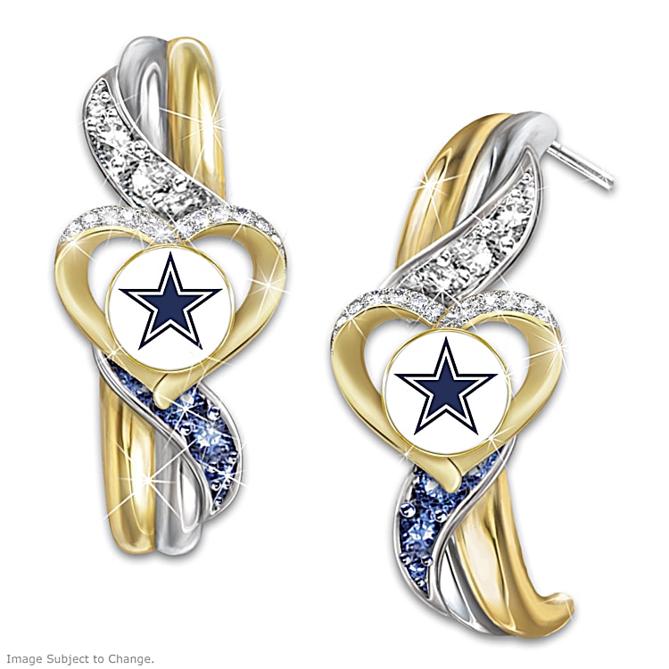 Official Dallas Cowboys Jewelry Accessories, Cowboys Earrings