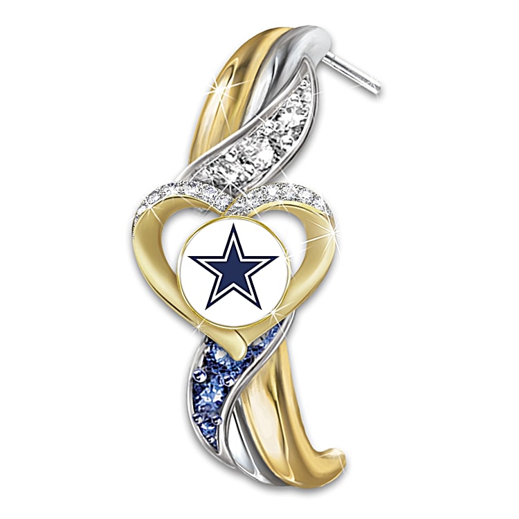 Dallas Cowboys Pride Womens Pierced Earrings