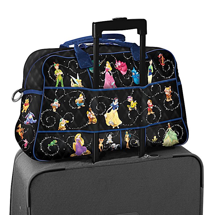 Disney Sleeping Beauty Dark Detailed Maleficent Weekender Tote Bag