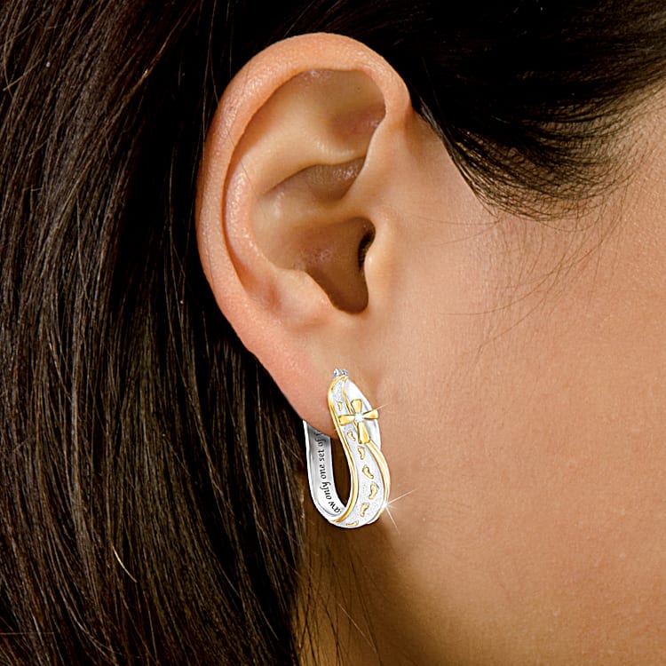 Footprints in the sand earrings hotsell