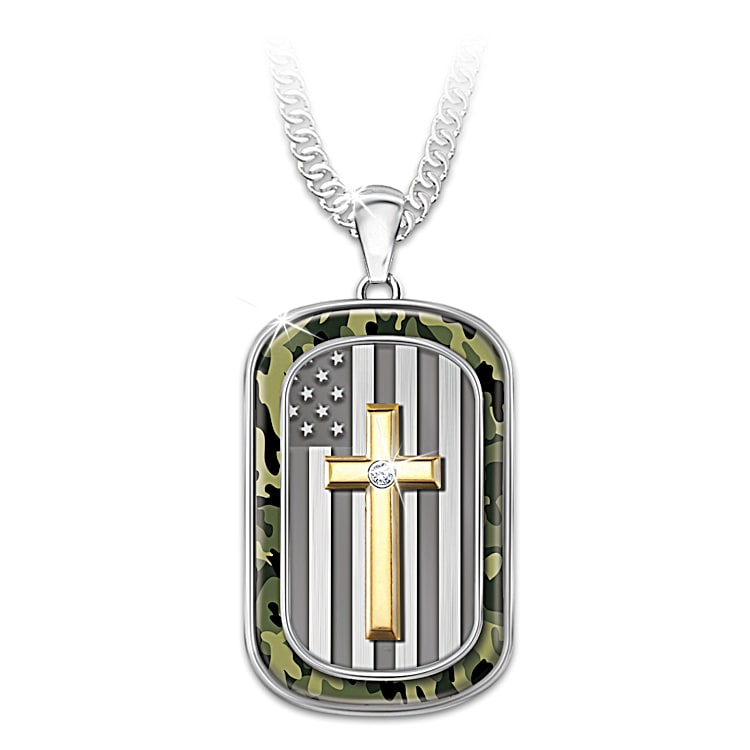 Country cross necklace mens sale