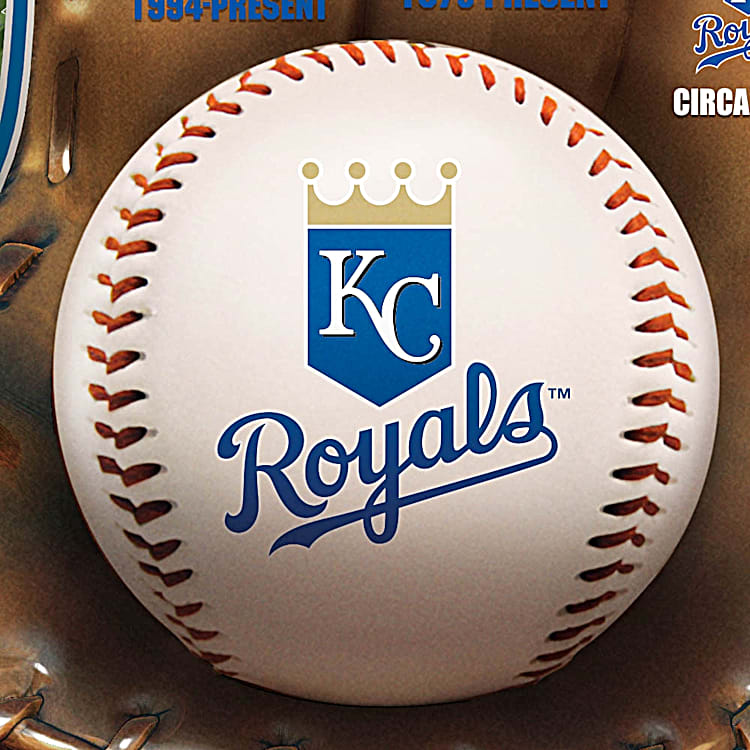 Kansas City Royals MLB Collectible Baseball, Picture Inside