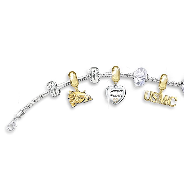 Usmc charms for bracelets clearance
