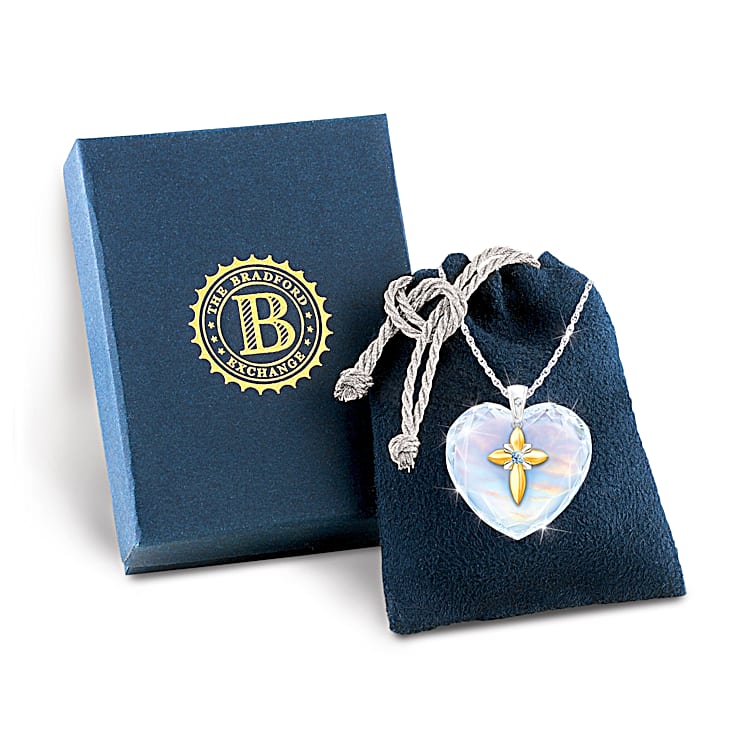 Bradford exchange heart necklace hotsell