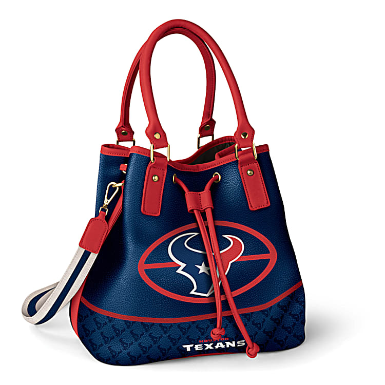 Houston Texans Womens NFL Bucket Style Handbag